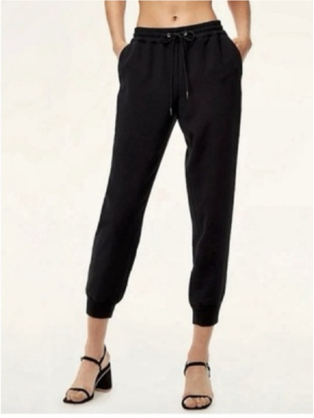 Wilfred Buffon Pant Size Large Black Aritzia